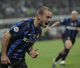 斯内德：每次回米兰城都很开心，国米绝对不能输球必须晋级半决赛